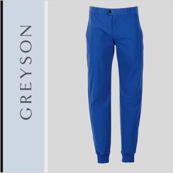 Greyson Pants Mens Size 32x30 Blue Montauk Jogger Performance Golf